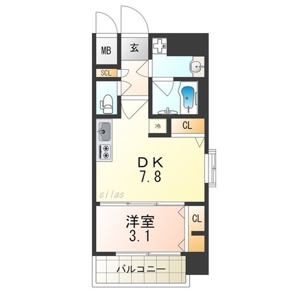 スプランディッド十三本町の物件間取画像